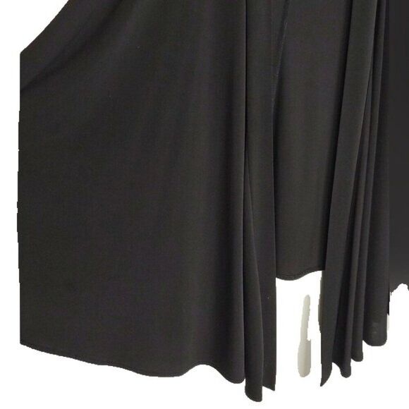 Robbie Bee Black Shrug size Medium Oversized Open Front - Picture 6 of 8